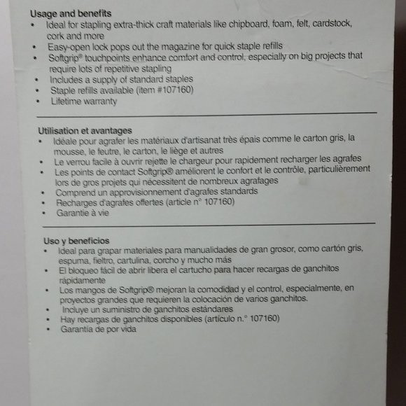 Fiskars Heavy Duty Craft Stapler Thick Materials - Picture 6 of 8